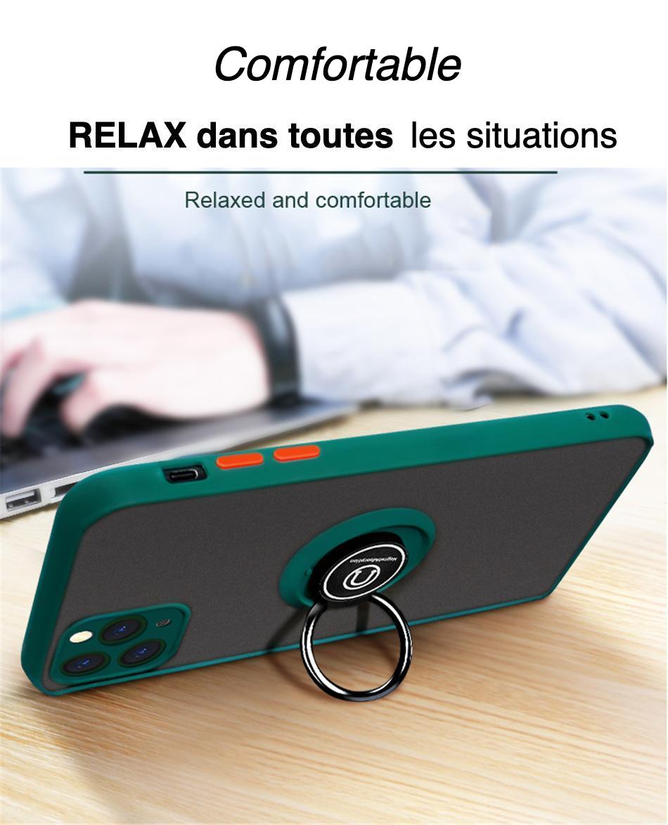Coque avec anneau magnétique pour iPhone 11 Coque avec anneau magnétique pour iPhone 11