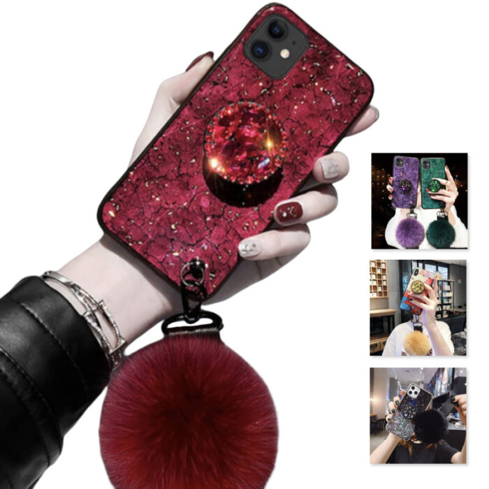 Coque iPhone Pompon