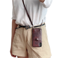 Etui iPhone longue sangle