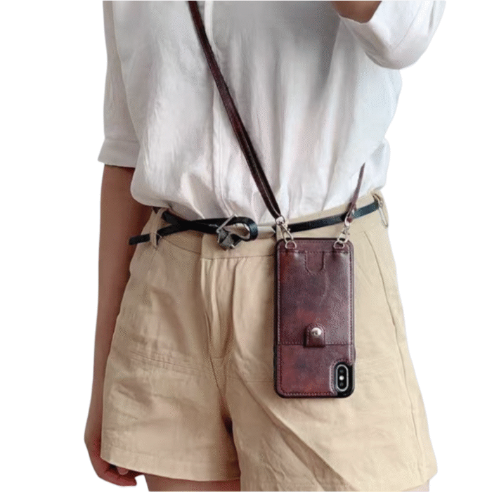 Etui iPhone longue sangle