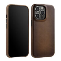 Coque iPhone 13 Cuir Marron
