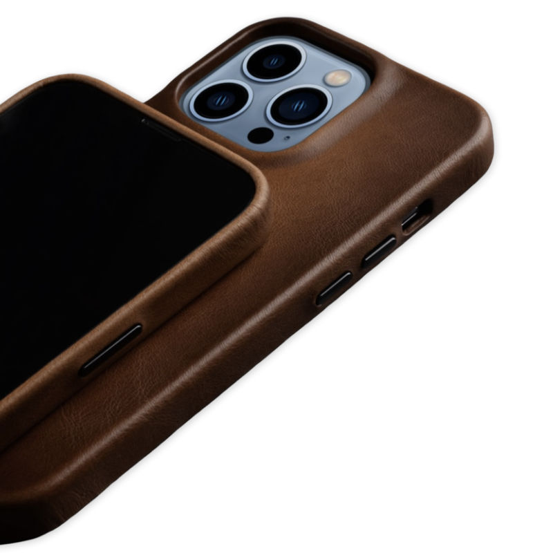 Coque iPhone 13 Cuir marron Coque iPhone 13 Cuir marron