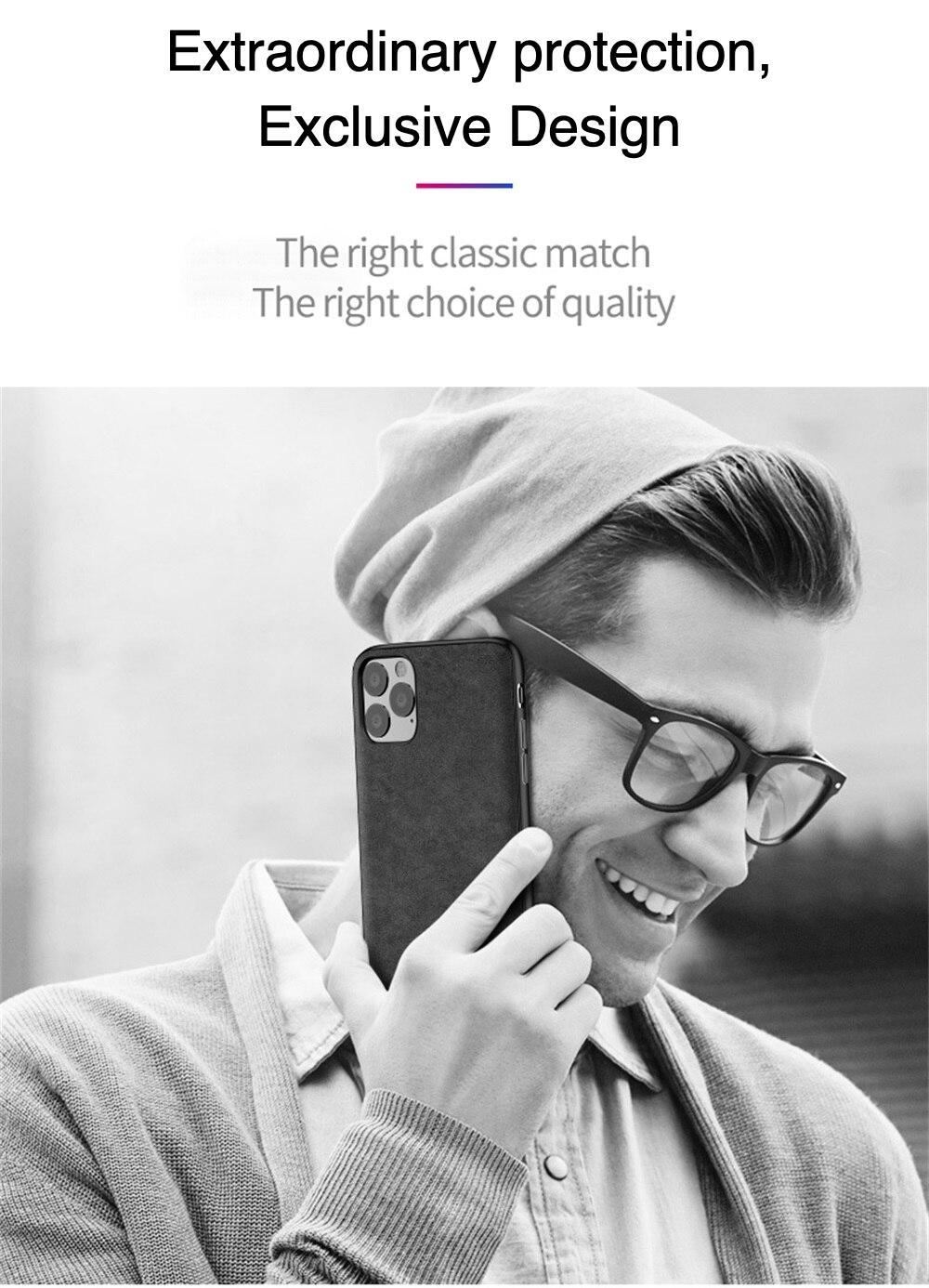 Étui Tesla pour iPhone en Daim