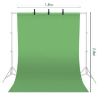 Toile Fond Vert Dimensions