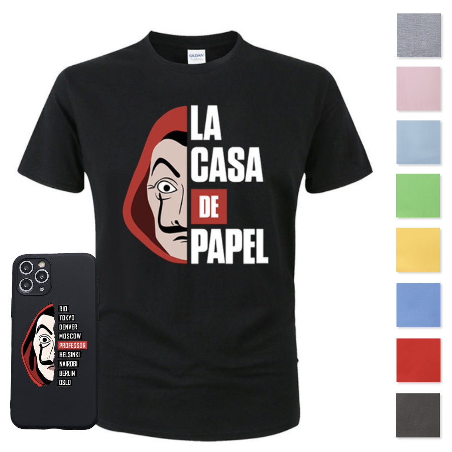 T-shirt et Coque Casa De Papel assorti