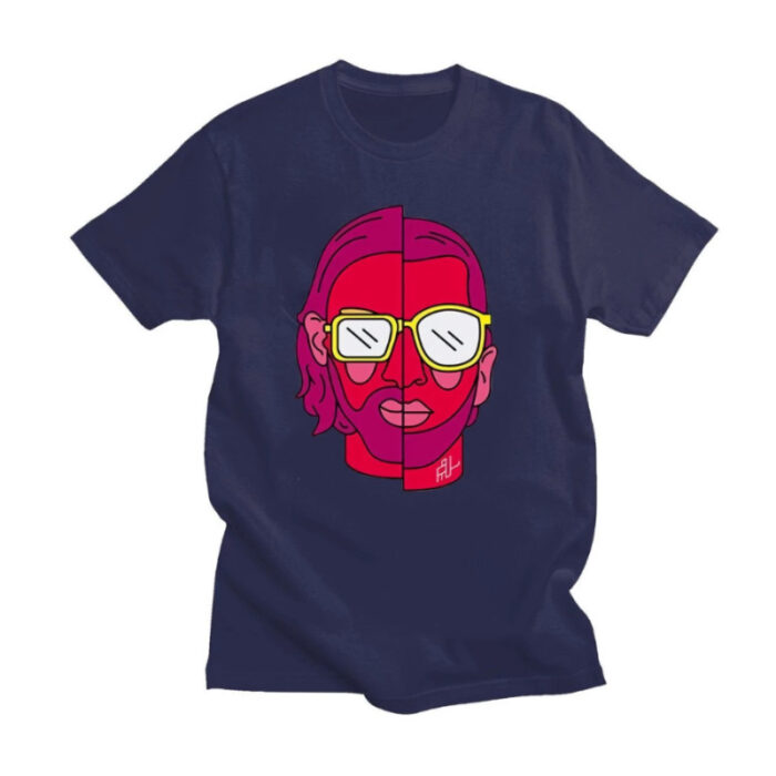 T-shirt PNL bleu marine