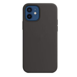 Coque iPhone 12 Silicone noir