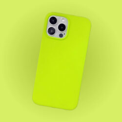 Coque iPhone Jaune Fluo