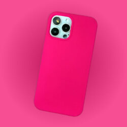 Coque iPhone Rose Fluo