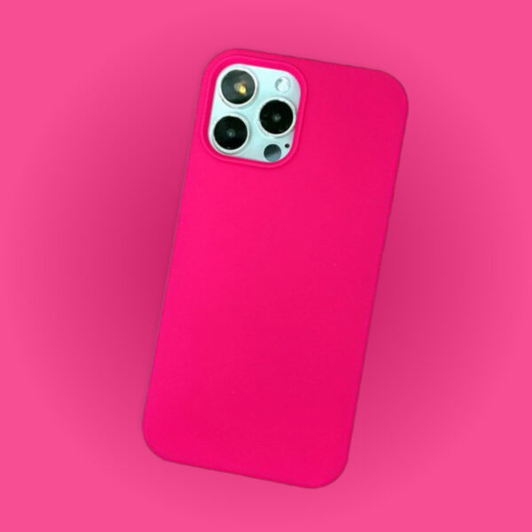 Coque iPhone Rose Fluo