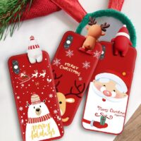 Coque figurine 3D pour noël