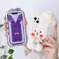 Peluche téléphone lapin