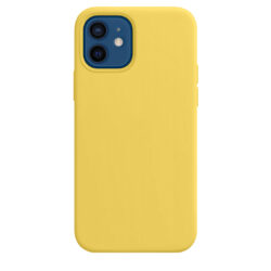 Coque iPhone en silicone Jaune