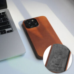 Coque iPhone 14 Cuir marron