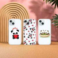 Alternative view of Coque Panda iPhone 14