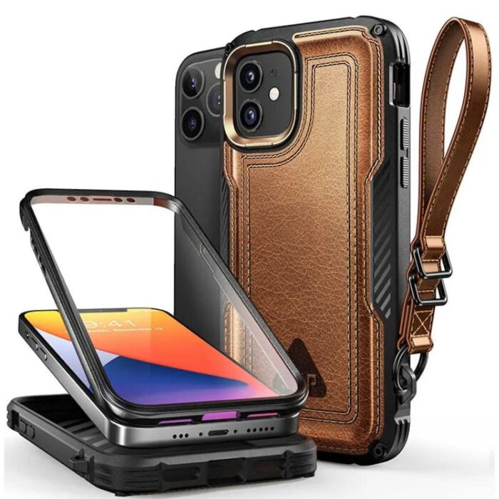 Coque iPhone 12 Pro Cuir