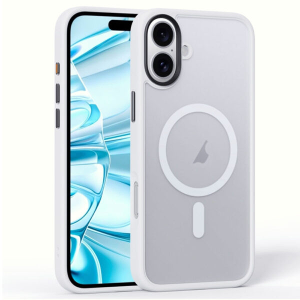 Coque iPhone 16 Magnétique Blanc