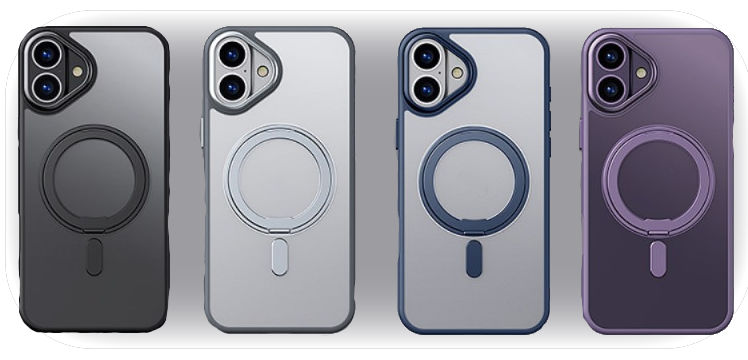 Coque-iphone-16-magnetique-avec-support-rotatif