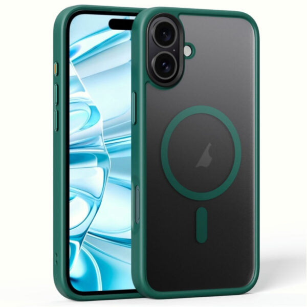 Coque iPhone 16 Magnétique Green Army