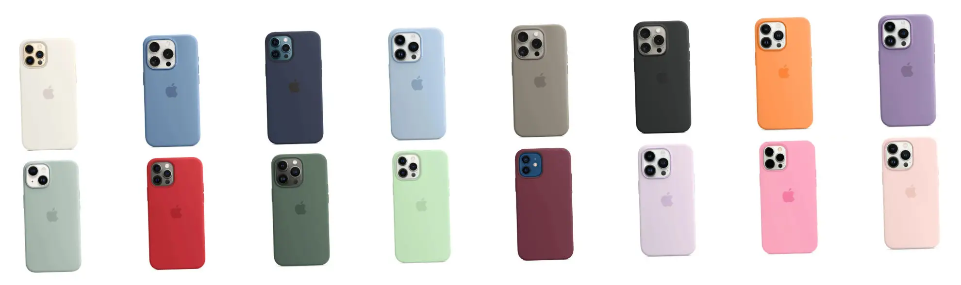 Coque Silicone iPhone - Plus de 15 couleurs disponibles
