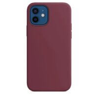 Coque silicone iPhone Prune - plum