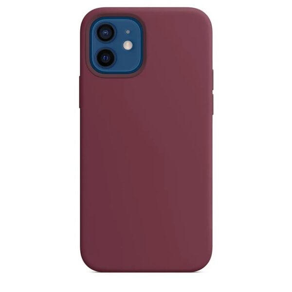 Coque silicone iPhone Prune - plum