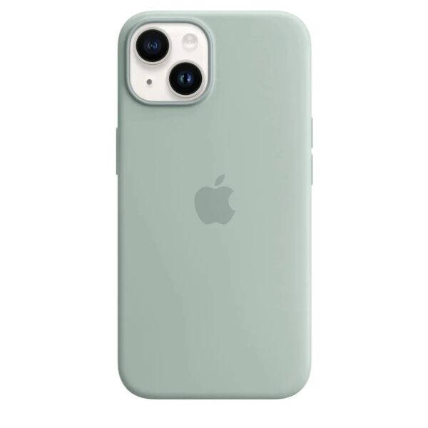 Coque silicone iPhone Vert Pastel