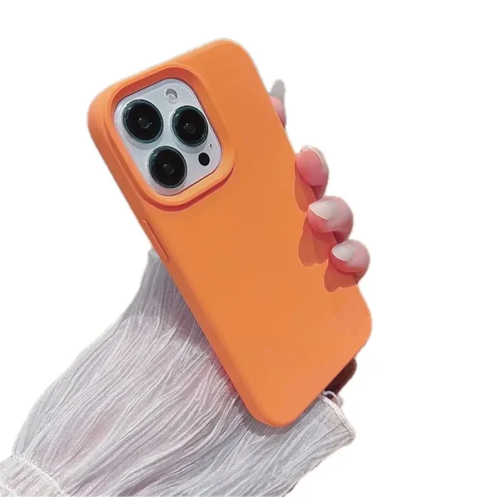 Coque iPhone silicone papaya