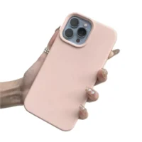 Coque iPhone silicone prune