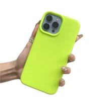 coque iPhone silicone fluo