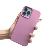 Coque iPhone silicone fuchsia