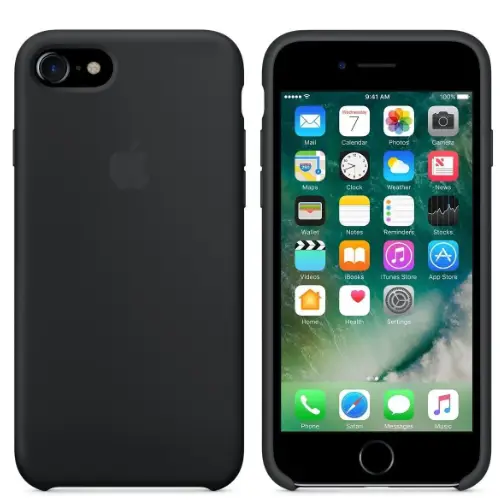 Coque iPhone 7 silicone noire – iZPhone