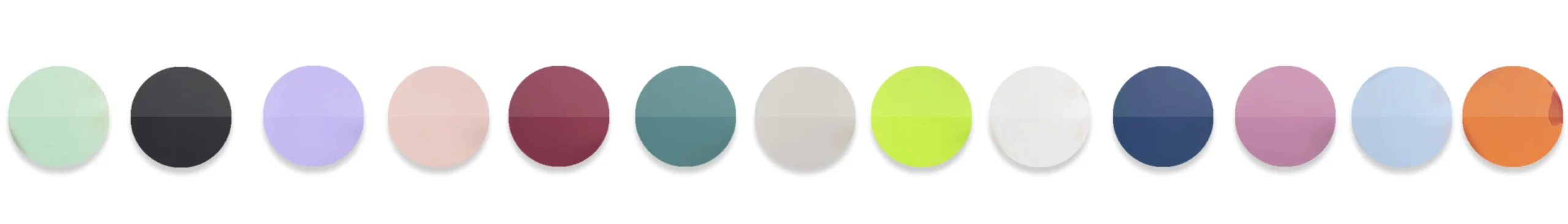 Coques iPhone silicone iZPhone - 13 couleurs disponibles