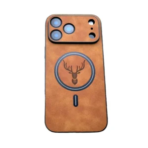 Coque iPhone 17 Pro Brun Clair Motif Cerf