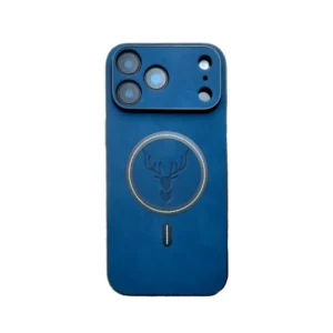 Coque iPhone 17 Pro Bleu Motif Cerf