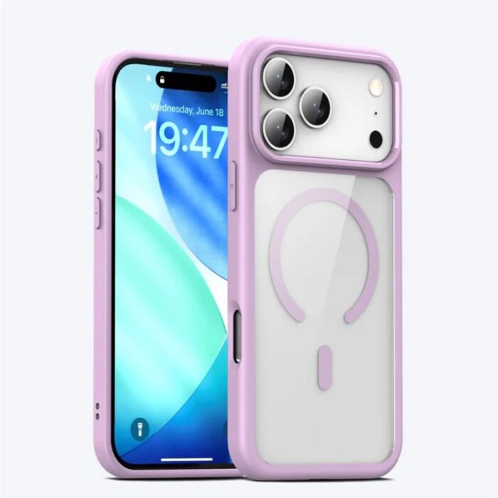 Coque iPhone 17 Lavande MagSafe Amethyst Smoke