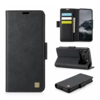 Étui iPhone 17 Cuir Élégant avec Porte-Cartes et Support
