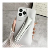 Coque iPhone 17 Pro Baume à lèvre Gris