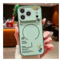 Cooque iPhone Astronaute – Coque Originale et Protectrice Vert