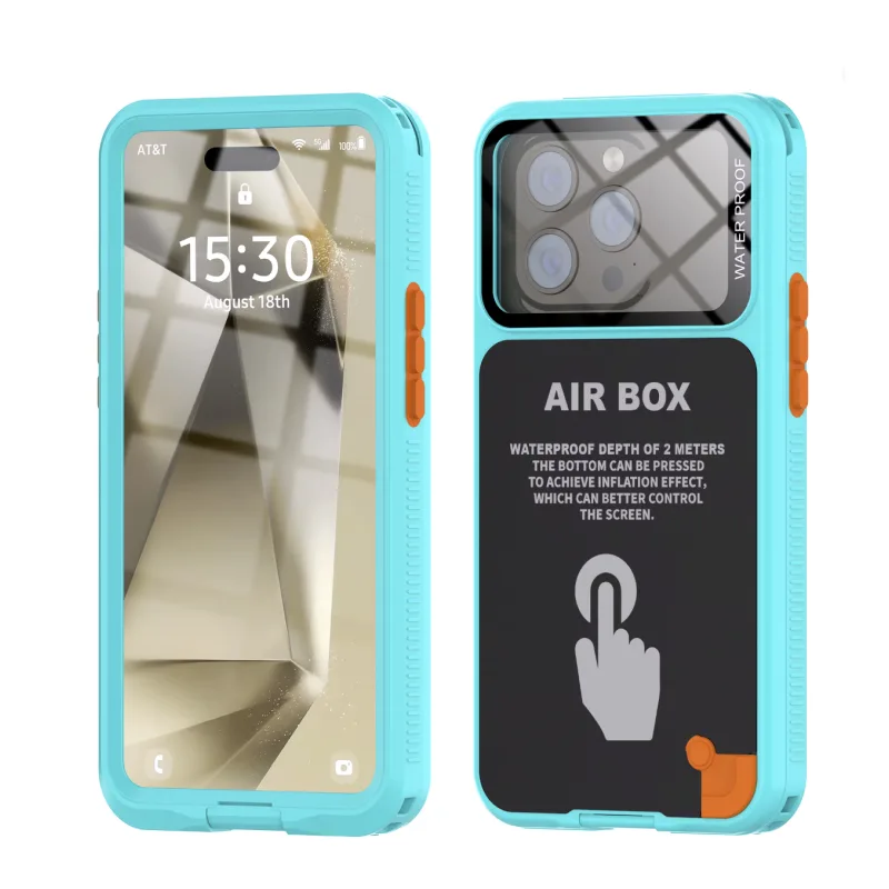 Coque iPhone 15 Waterproof | Protection Étanche Antichoc Sky