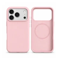 Coque iPhone 18 Pro Silicone Rose